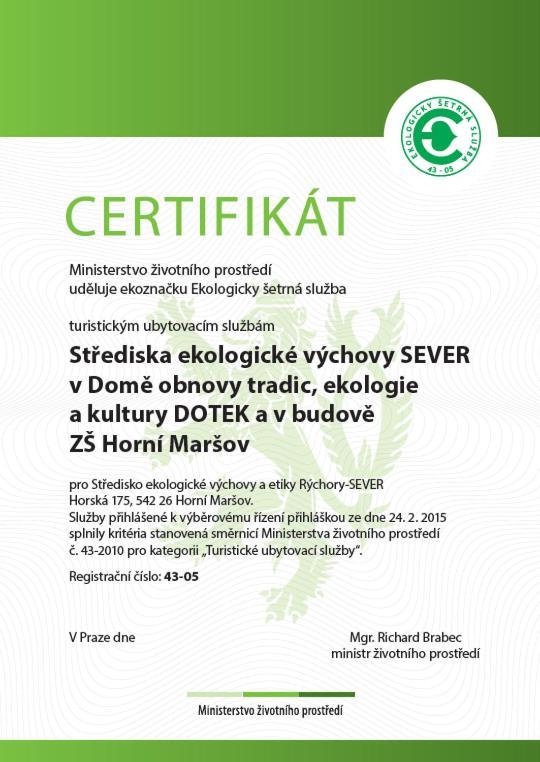 Ekocentrum Dotek Horní Maršov Dış mekan fotoğraf